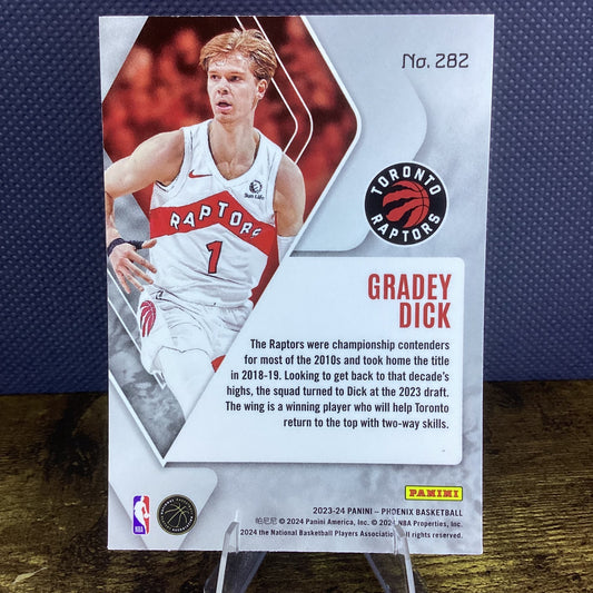 2023-24 Panini Phoenix - Rookies Gradey Dick #282 Blue Ice (RC)