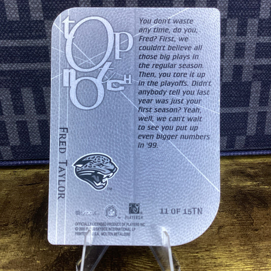 Fred Taylor 2000 Fleer Skybox Molten Metal Jaguars Top Notch NFL Football 11/15