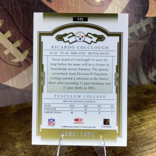 2004 Donruss Classics - Rookie Ricardo Colclough #172 /1850 (RC)