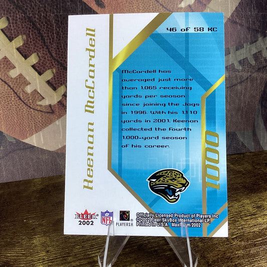 2002 Fleer Maximum K Corps /1110 Keenan McCardell #46KC