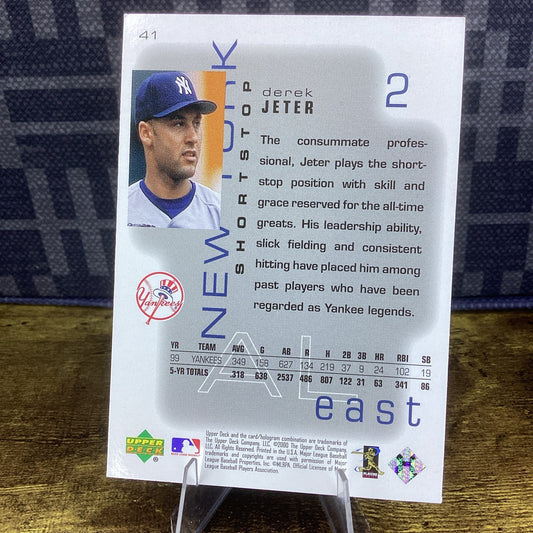 2000 Pros Prospects Upper Deck Derek Jeter card #41 New York Yankees