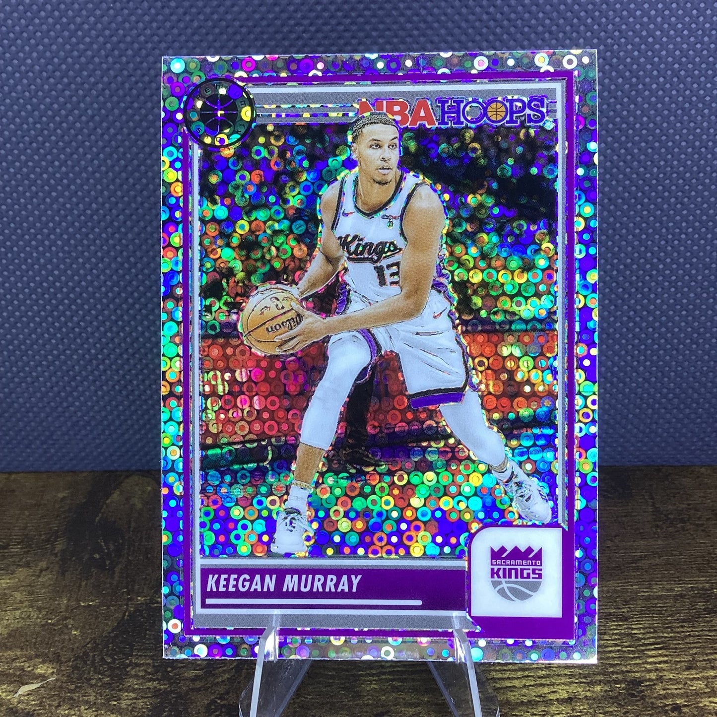 2023-24 Panini Nba Hoops Premium Stock - Keegan Murray #171 Disco Prizm