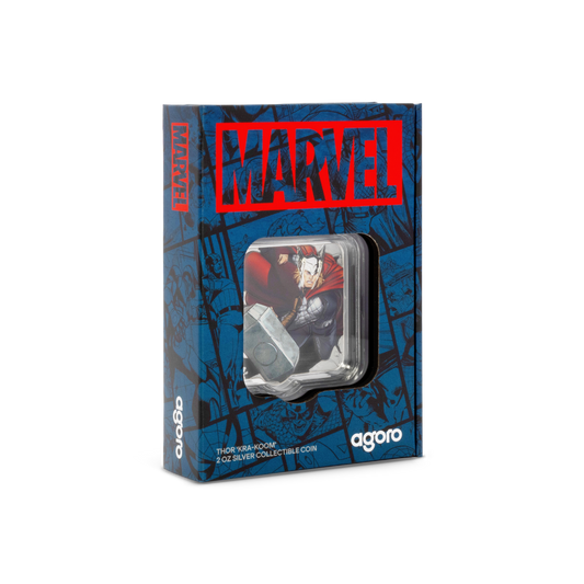 Marvel - Smash Series - Thor Kra-Koom (Ultra High Relief) 2oz Siliver Agoro MIntage 1000