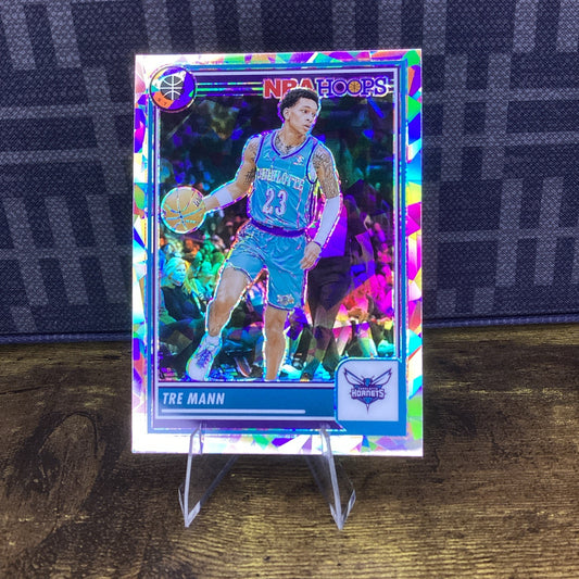 Tre Mann 2023-24 NBA Hoops Premium Stock Ice Prizm #53 Hornets