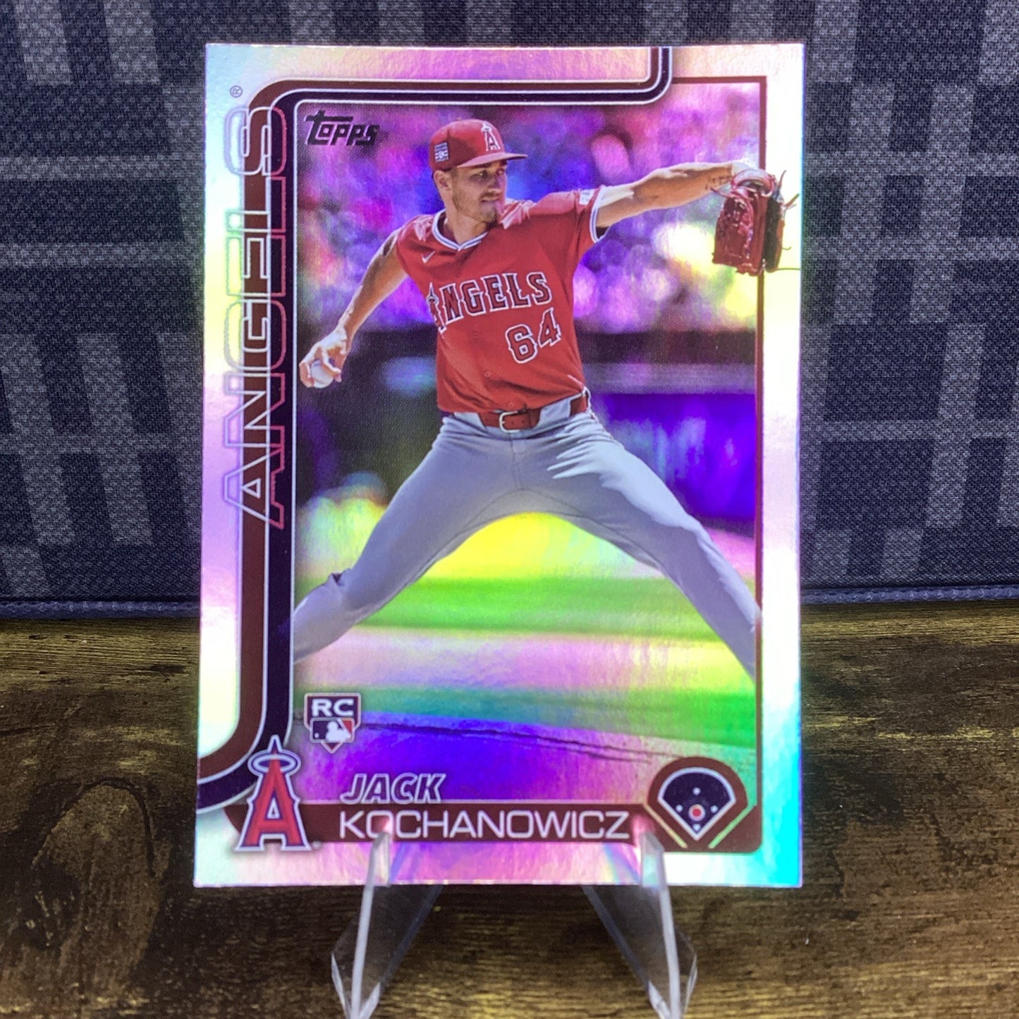JACK KOCHANOWICZ 2025 TOPPS #17 RAINBOW FOIL ROOKIE RC LOS ANGELES ANGELS ⚾️
