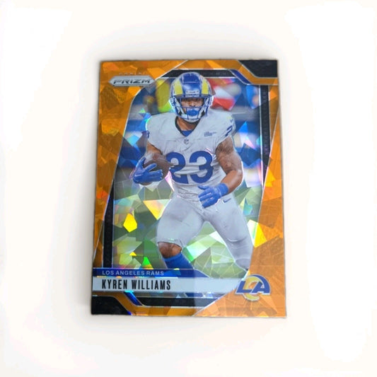 Kyren Williams 2024 Panini Prizm #167 Los Angeles Rams Orange Ice