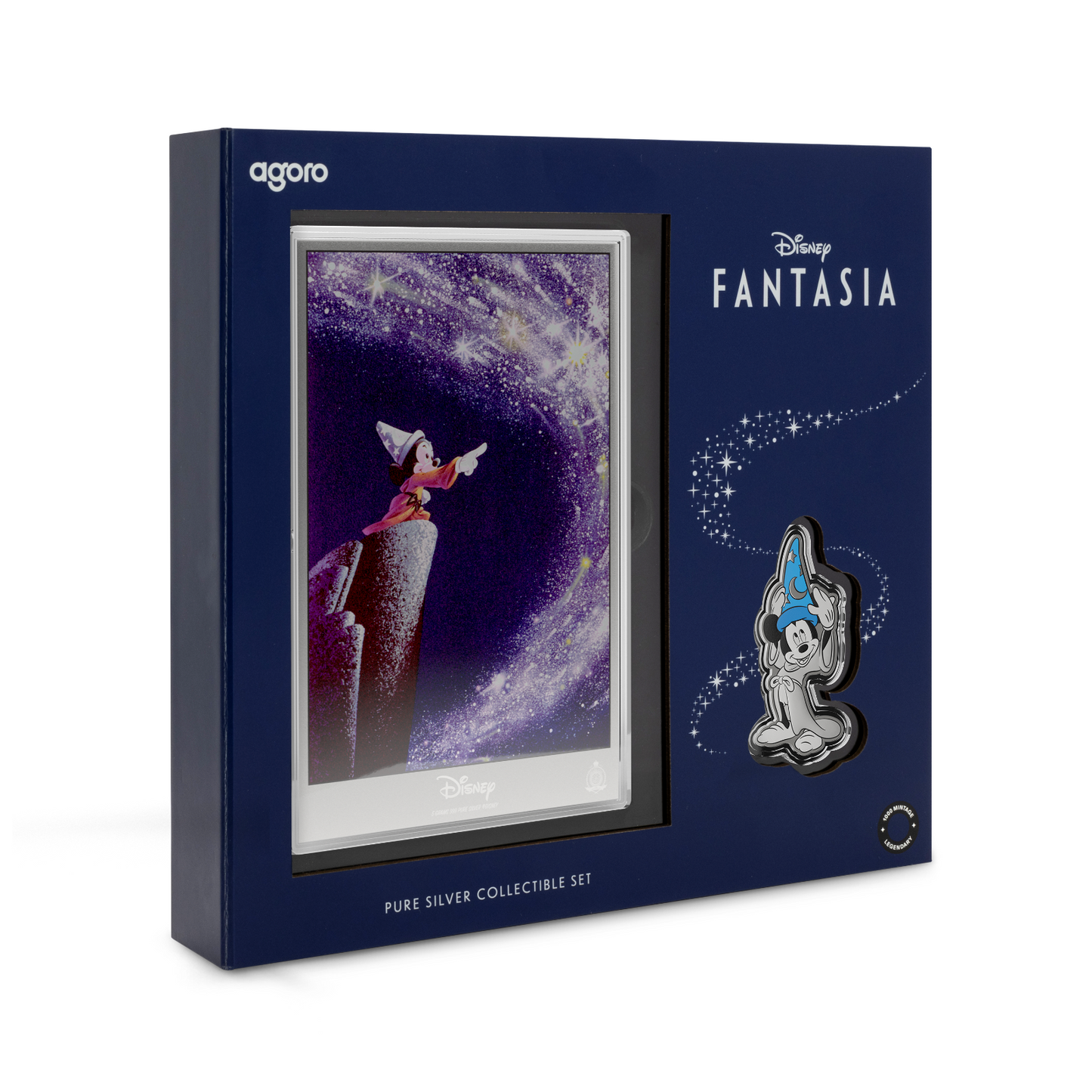 2025 Disney - Collection - Fantasia Silver Foil + Collectible 1oz Silver Coin