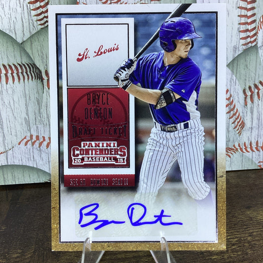 2015 Panini Contenders Draft Ticket Autographs #35 Bryce Denton NM