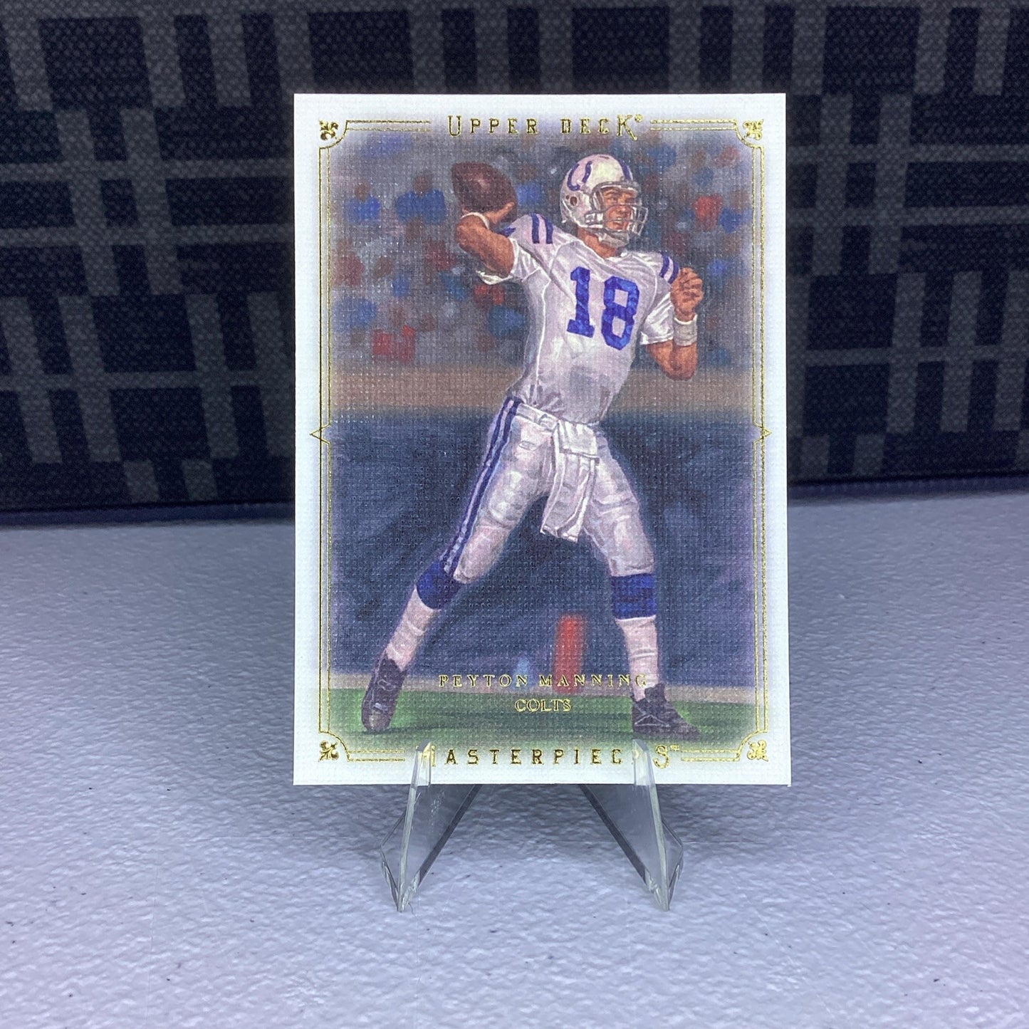 2008 Upper Deck Masterpieces #68 Peyton Manning Indianapolis Colts Football Card