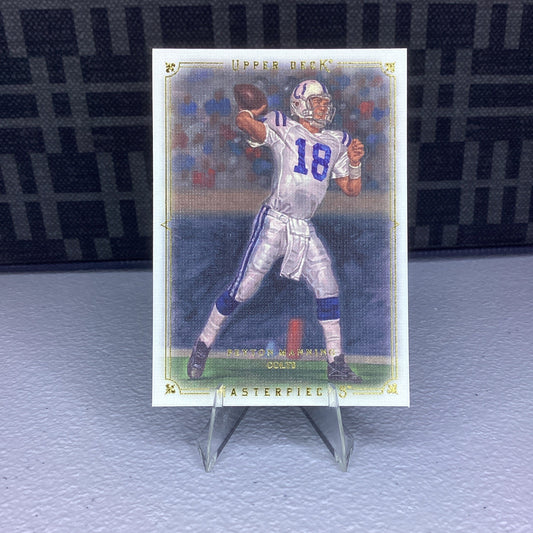 2008 Upper Deck Masterpieces #68 Peyton Manning Indianapolis Colts Football Card