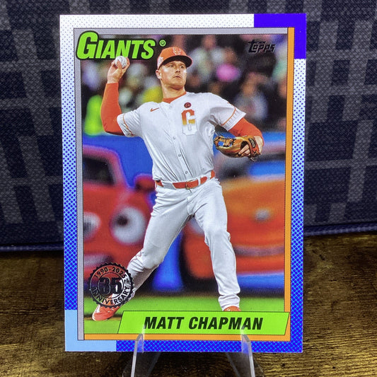 2025 Topps #T90-86 Matt Chapman 1990 Variation