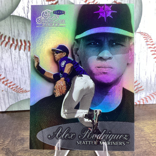 1999 Fleer Flair Showcase Power Row 3 Alex Rodriguez HOLO REFRACTOR Mariners