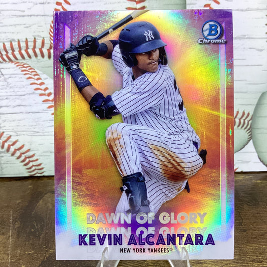 2021 Bowman Chrome - Dawn of Glory Kevin Alcantara #DOG-8 (RC) - Yankees