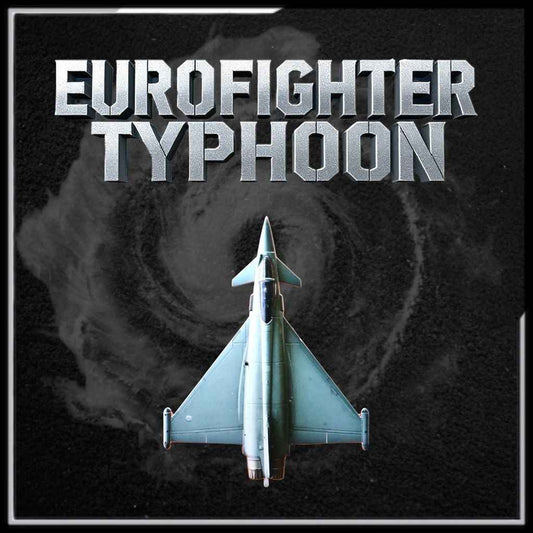 Eurofighter Typhoon Shaped Colorized 1 ozCopper Medal