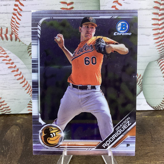 2019 TOPPS BOWMAN CHROME GRAYSON RODRIGUEZ - HOUSTON ORIOLES - BDC-121