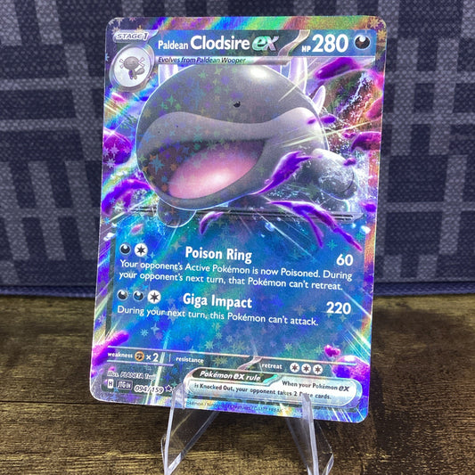 Pokemon - Paldean Clodsire ex - 094/159 - Double Rare - Scarlet & Violet - Journ