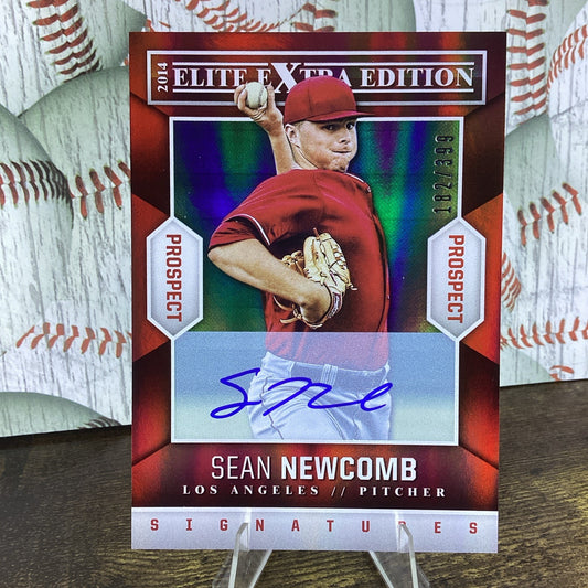 2014 Panini Elite Extra Edition - 15 SEAN NEWCOMB - Auto /399 Rookie NM