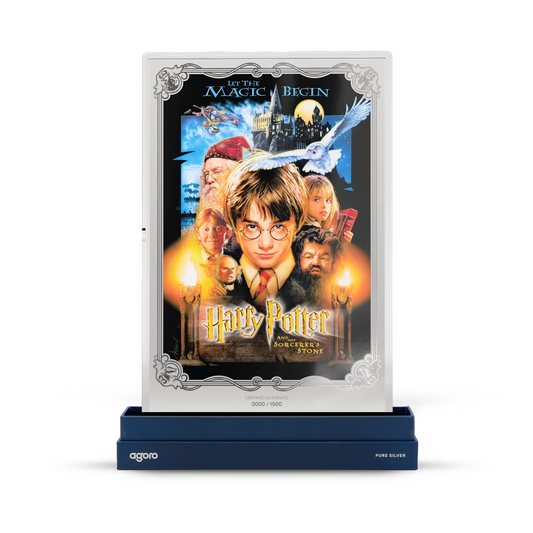 2026 Agoro HARRY POTTER™ and the Sorcerer's Stone Poster 1 oz Silver Foil