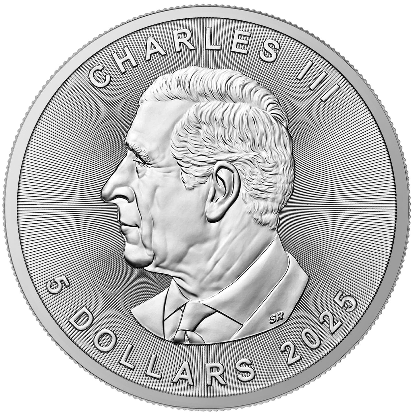 2025 Canada Maple Leaf Colorized Dead Planet Edition 1 oz Silver Coin