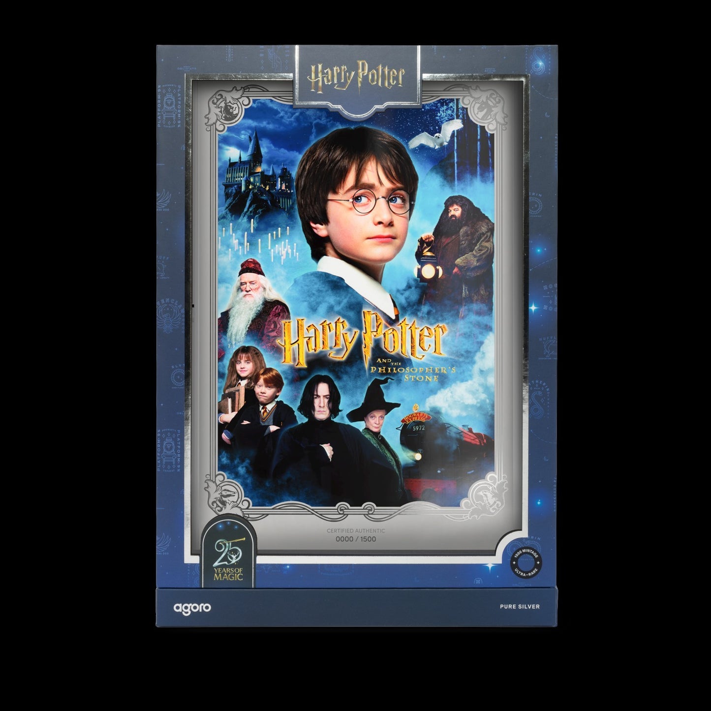2026 Agoro HARRY POTTER™ and the Philosopher's Stone Poster 1 oz Silver Foil