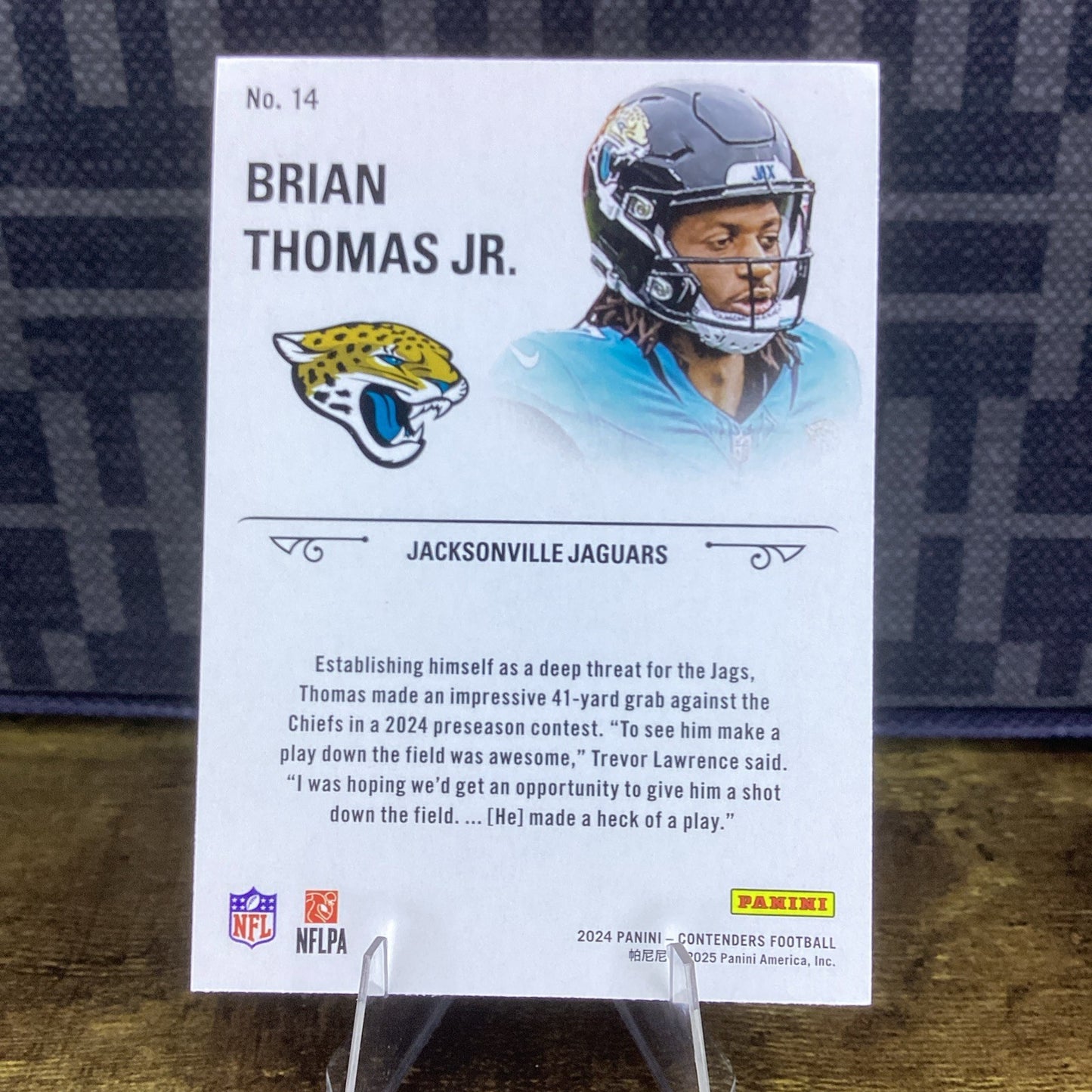 Brian Thomas Jr. - 2024 Panini Contenders- Rookie Stallions (RC)