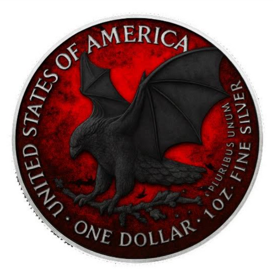 2025 EAGLE HALLOWEEN NIGHT 1 Oz Silver Coin 1$ USA