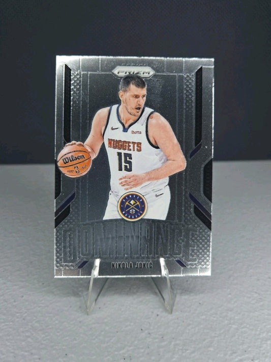 2024-25 Panini Prizm Basketball #2 Nikola Jokic Silver Prizm 'Dominance' Insert