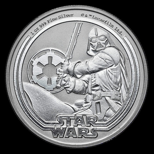 2026 1 oz Niue Silver Star Wars Darth Vader Coin (BU)