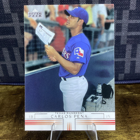 2002 Upper Deck Carlos Pena #162 Texas Rangers