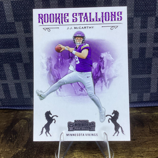 2024 Contenders J.J. McCarthy Rookie Stallions #9