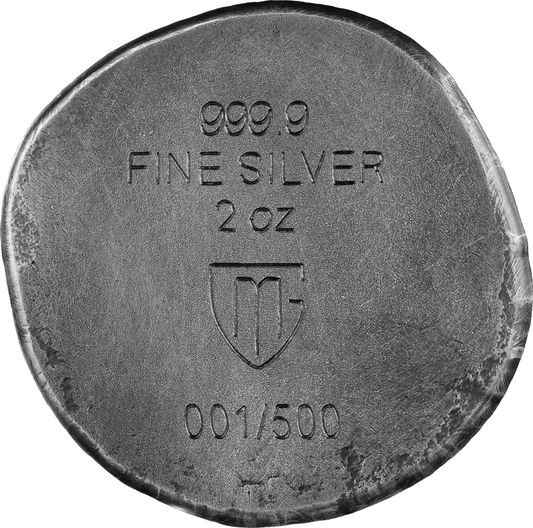 2026 Germania Bearlin 2 oz Silver Cast Round .999 Mintage 500 Sealed W/COA