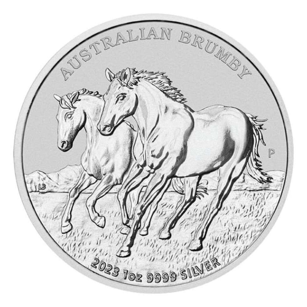 2023 Australia Brumby Horse BU 1 oz .999 Silver Coin - NGC MS 70