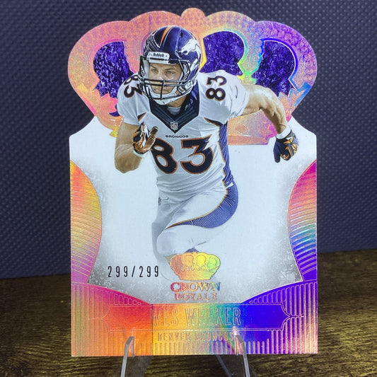 Wes Welker 2013 Panini Crown Royale Football Bronze Card #100 299/299