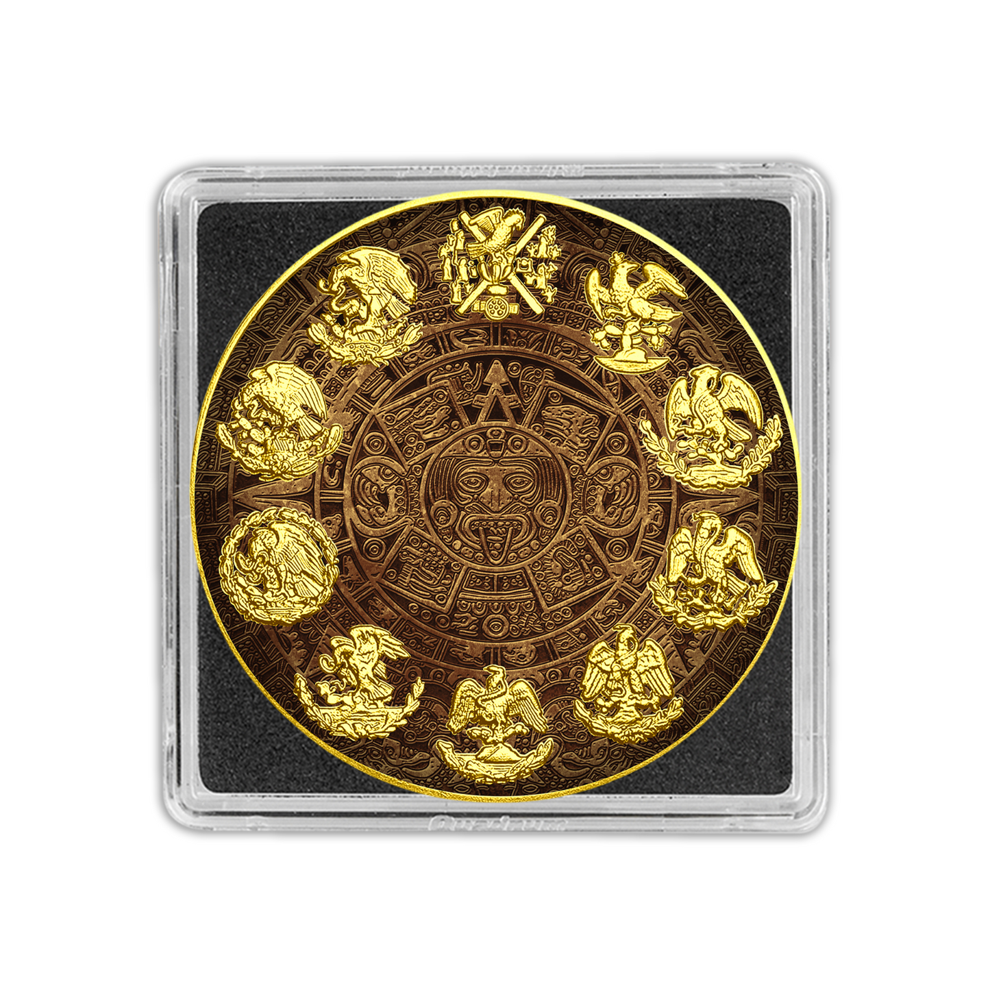 2024 Mexico Libertad Golden Aztec Dragon Edition 1 oz Silver Coin with 24k