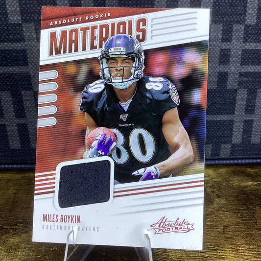 MILES BOYKIN- 2019 Absolute - "Rookie Materials" - #RM-29 - Ravens