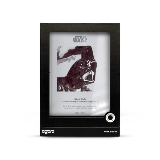 2026 Agoro Niue Star Wars™ Sketch Art - Darth Vader™ 5g .999 Silver Foil NEW