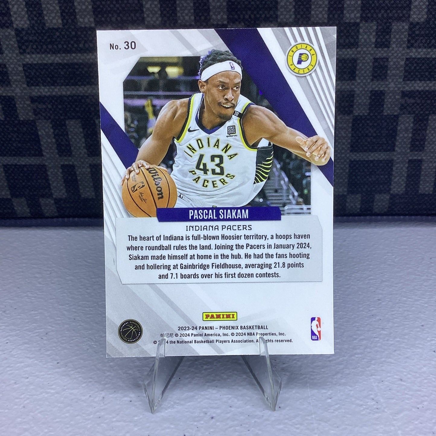 2023-24 Panini Phoenix - Pascal Siakam #30