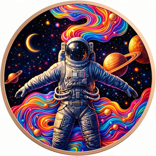 2026 COSMIC TRIP Colorized 1 Oz Copper Round in Capsule by Rogue Island Mint