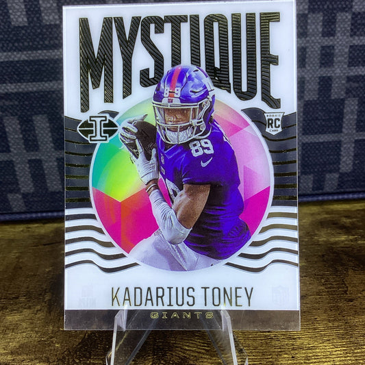 2021 ILLUSIONS FOOTBALL KADARIUS TONEY ROOKIE MYSTIQUE INSERT MY-12 CLEAR