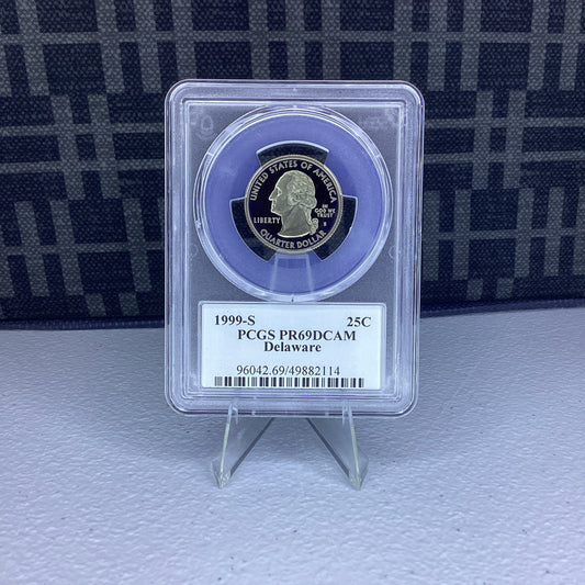 1999 S Delaware Statehood Quarter PCGS PR69DCAM