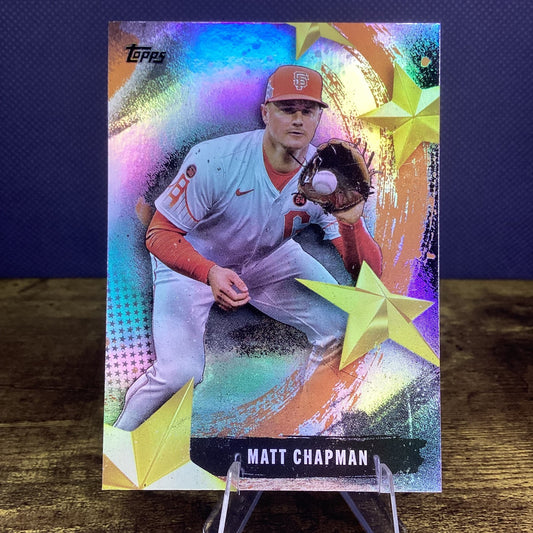 2025 Topps Series One Stars of MLB Matt Chapman Insert
