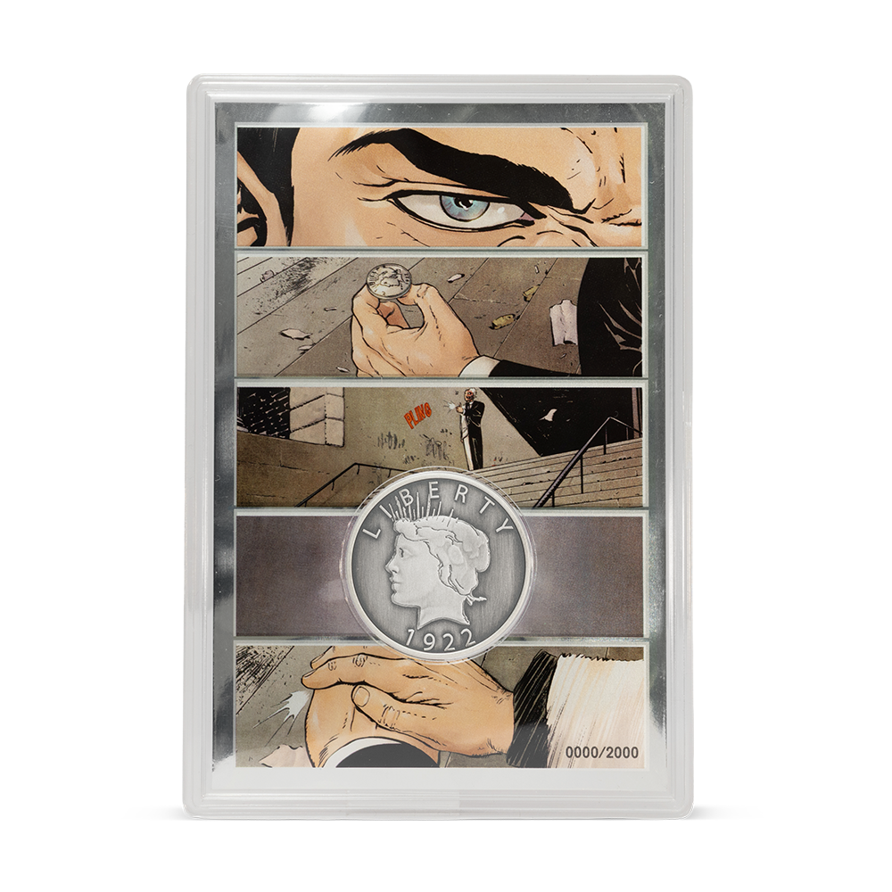 2026 Agoro Two Face's Coin Batman DC Comics Collectible Silver Set Mint 2000