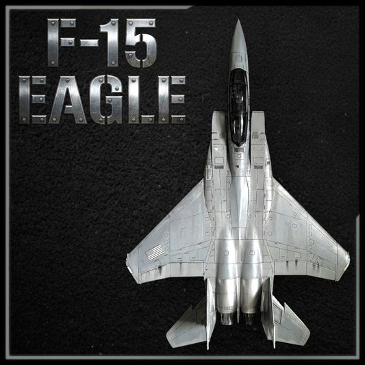 USA F-15 Eagle Jet Shaped Colorized 1 Copper Medal