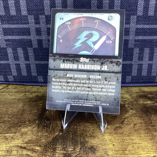 2024 TOPPS RESURGENCE FOOTBALL VOLTAIC  RC MARVIN HARRISON JR. ARIZONA CARDINALS