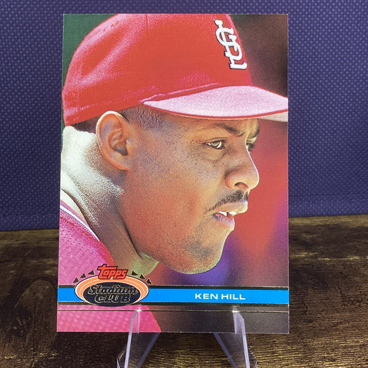 Ken Hill Cardinals 1991 Topps Stadium Club #435