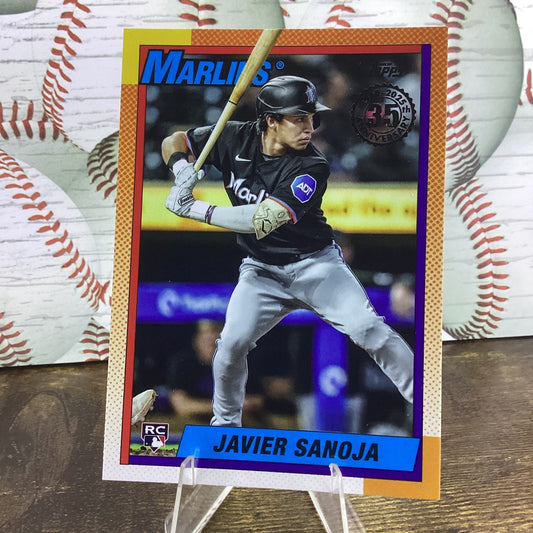 2025 Topps Series 2 - 1990 Topps Baseball Javier Sanoja #90B2-34 (RC)