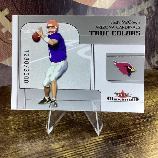 2002 Fleer Maximum - True Colors Josh McCown #269 /3500 (RC)