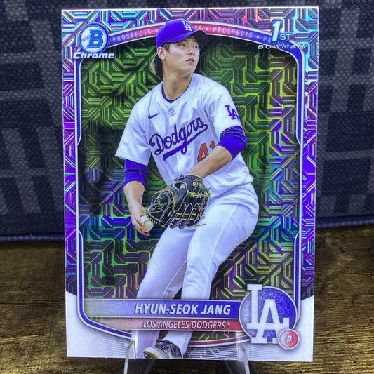 2025 Bowman Chrome Mega Box Hyun-Seok Jang Mojo Refractor #BCP-51 LA Dodgers