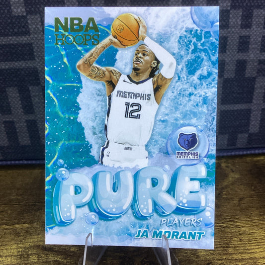 2024-25 Panini NBA Hoops Ja Morant #5 Pure Players Winter Memphis