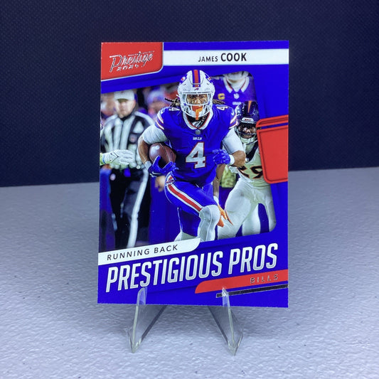 2024 PANINI PRESTIGE PRESTIGIOUS PROS JAMES COOK #PP-JCK